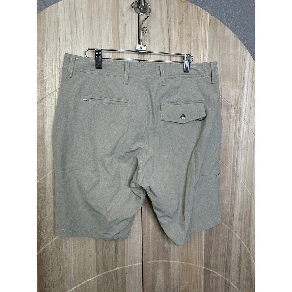 LINKSoul Mens Size‎ 33 Hybrid Gray Golf Casual Shorts Flat Front